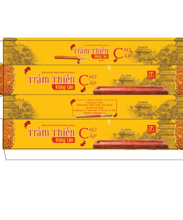 Trầm thiền hộp vàng cao cấp - THNT.0063