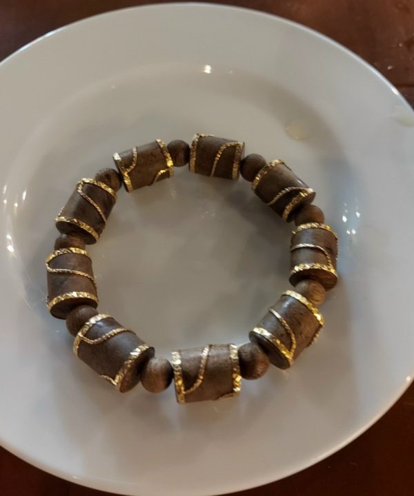 Vòng trúc banh bọc vàng 18k