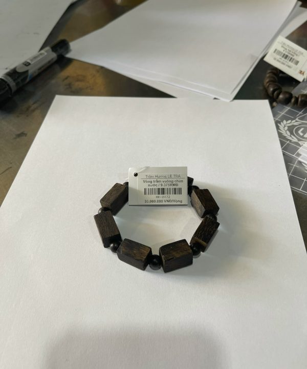 Vòng Trầm vuông chìm - THNT.0140